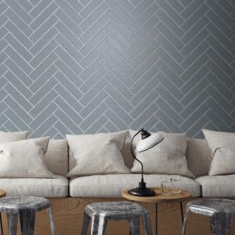     Half Tile mat dark grey donkergrijs 7,5 x 30 cm per m2
