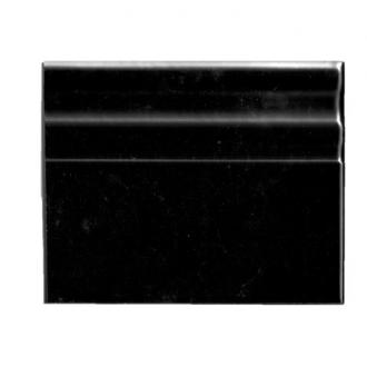     skirting plat zwart glanzende plint wandtegel 12 x 15 cm per stuk
