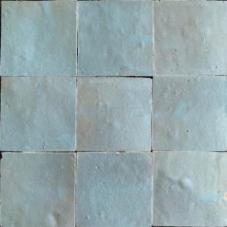     Zelliges Qarmida licht groenblauw grijs 4310 gemêleerd 10 x 10 cm per 0,5 m2
