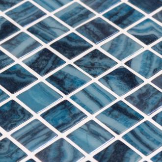     Mozaiek Tio parelmoer mix blauw 2,5 x 2,5 cm per 2,03 m2
