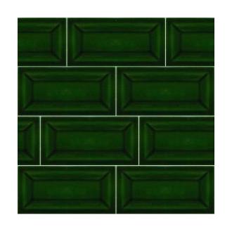     Metrotegel donkergroen victorian green glanzend vice versa 7,5 x 15 cm per 0,5 m2