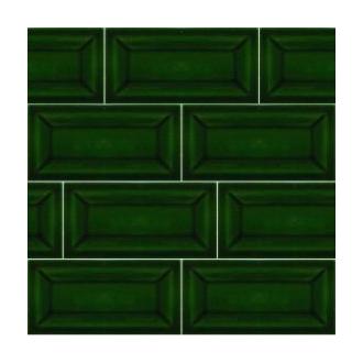     Metrotegel donkergroen victorian green glanzend vice versa 7,5 x 15 cm per 0,5 m2
