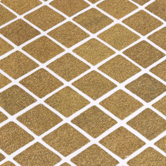     Goudkleurig metallic mat satijnglans mozaiek 2,5 x 2,5 cm per 0,98 m2