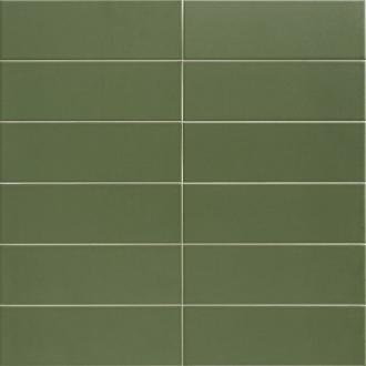     mat bosgroene wandtegel Olive 10 x 30 cm per m2
