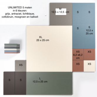     Unlimited S ash grijs mat strakke vloertegel wandtegel 6,2 x 12,5 cm per 0,433 m2
