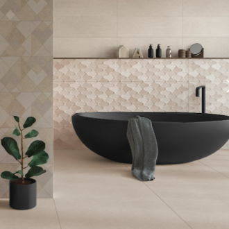 Concreto Cream 90 x 90 cm rtt per 1,62 m2