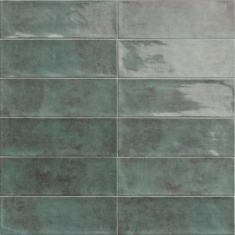     Terra glossy dark green donkergroen 10 x 30 cm wandtegel per m2
