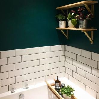     Metrotegel blanco wit glanzend  7,5 x 15,2 cm per 0,5 m2
