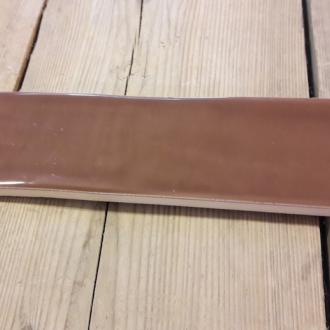 City half Tile chocolate bruin visgraat tegel 7,5 x 30 cm