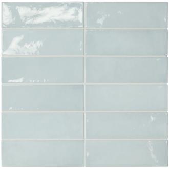     Aldeia sky blue lichtblauw 6,5 x 20 cm wandtegel per 0,5 m2
