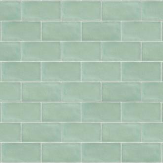     Jade Half Tile seagreen zeegroen turquoise visgraat tegel 7,5 x 15 cm per 0,5 m2
