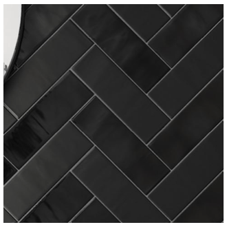     Country mat zwart antraciet  13,2 x 40 cm per m2