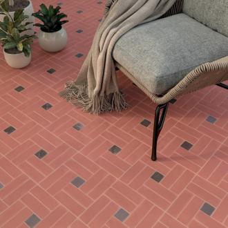     Bejmat look Aarde mat terracotta 5 x 15 cm wand- en vloertegel per 0,53 m2
