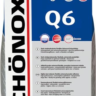     Schonox Q6 standaard flexlijm grijs 4 kg
