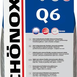     Schonox Q6 standaard flexlijm grijs 4 kg
