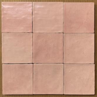     Crafted square roze matte mix 10 x 10 cm per 1,08 m2