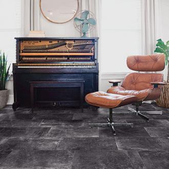     Modern Age Black vloertegel zwart antracite mat 30 x 30 cm per m2
