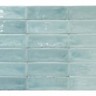     Bejmat look Fez Old glanzend lichtblauw 5x15cm wand- en vloertegel per 0,45m2
