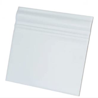     skirting wit mat brede plinttegel 15 x 15 cm per stuk
