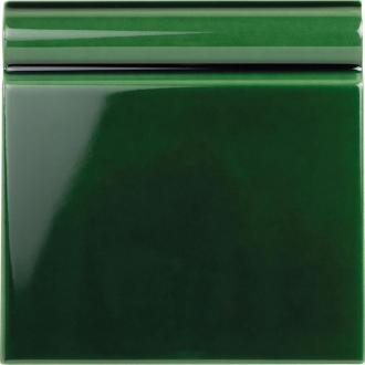 skirting glanzend victorian green brede plinttegel 15 x 15 cm per stuk