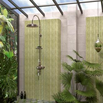     Bamboolook wandtegel groen 15 x 30 cm per 0,9 m2
