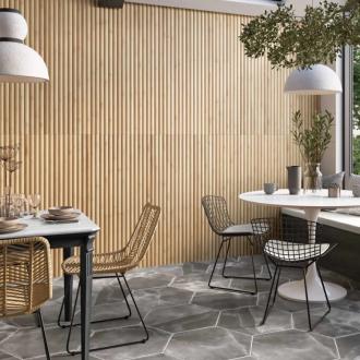     Bamboolook wandtegel XL naturel  40 x 120 cm per 1,44m2
