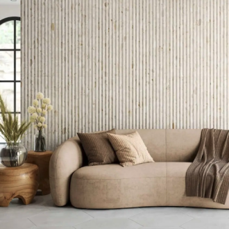     Terrazzo beige look wandtegel XL 40 x 120 cm per 1,44m2
