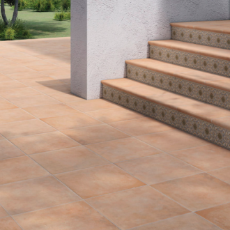     Coimbra Portugese unitegel terracotta look binnen- en buitentegel wand-en vloertegel 22,5 x 22,5 cm
