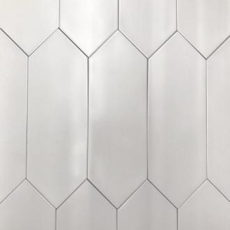     Hexalarge wit lichtgrijs mat 10 x 30 cm per m2