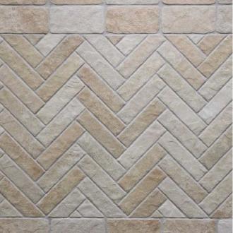     Kasseien look vloertegel beige visgraat 6,2 x 23,5 cm per 0,58 m2
