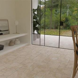     Malmedy bourgondische dallen natuursteenlook beige 15x15 cm
