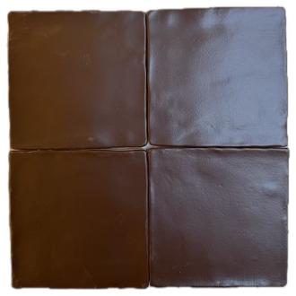     Porto mat bruin 10 x 10 cm matte tegel F102M per 0,5 m2
