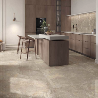     Cosmo natuursteenlook bruin vloertegel 60 x 120 cm rtt
