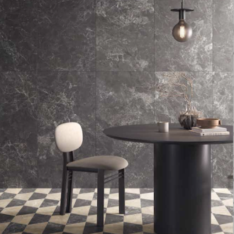     Cosmo natuursteenlook zwarte vloertegel 60 x 120 cm rtt
