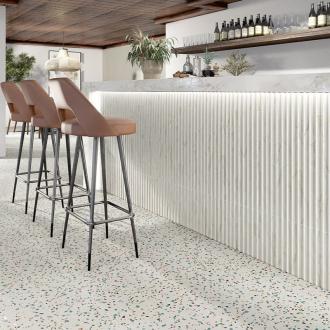 
    Confetti granitolook wit matte vloer- en wandtegel

