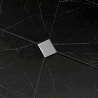     Passtukje wit marmerlook 4,6x4,6cm voor octagonale achthoekige vloertegel per stuk
