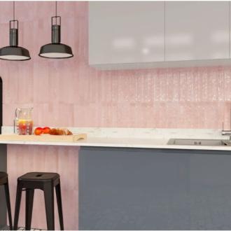     Celtic XL glanzende langwerpige roze tegel 5 x 40cm per 0,9m2
