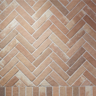     Visgraat vloertegel rode terracotta 6,2 x 23,5 cm per 0,58 m2
