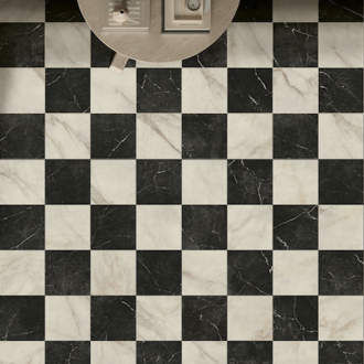     Universo nero marmerlook vloertegel mat 30 x 30 cm RTT per 0,99 m2 
