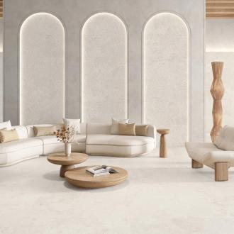     Cemento stonelook tegel wit 29,5 x 59,5 cm rtt per 1,23 m2
