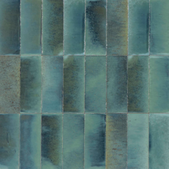     bejmat-look tegel Sicilie turquoise mix 7,5 x 20 cm per 0,75 m2 
