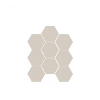     Luxor hexagon greige glanzend tegeltje 10,7 x 12,4 cm per 0,5 m2