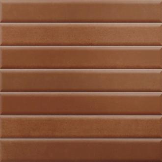     Stripes terracotta look wandtegel 20 x 20 cm per m2
