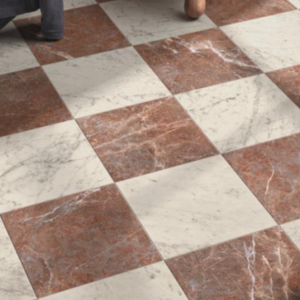 Carrara marmerlook vloertegel mat 30 x 30 cm