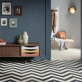     Universo nero marmerlook zwarte vloertegel mat 7,5 x 30 cm RTT per 0,38 m2
