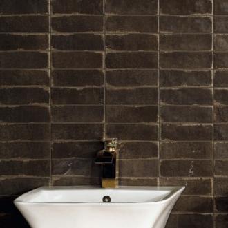     Linea Donker bruin 6,5 x 20 cm wandtegel per 0,36m2
