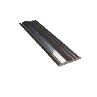     Stripes 3D metal zwart glanzend voegloos 10 x 39 cm per 0,35 m2
