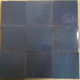     Zelliges Qarmida bordeaux blauw 21 gemêleerd 10 x 10 cm per 0,5 m2
