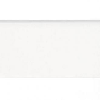     Bullnose liso glanzend wit 7,5 x 15 cm per stuk