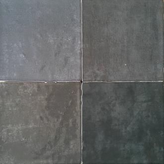     Nougat dark grey mix donkergrijs blauwe wandtegelmix in 11,5 x 11,5 cm per 0,38 m2
